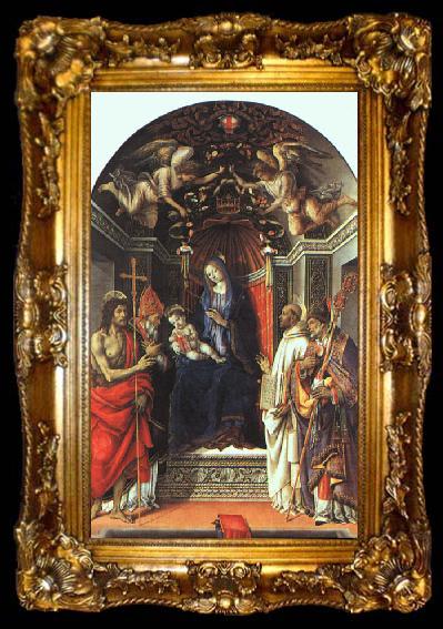 framed  Filippino Lippi Madonna and Child, ta009-2